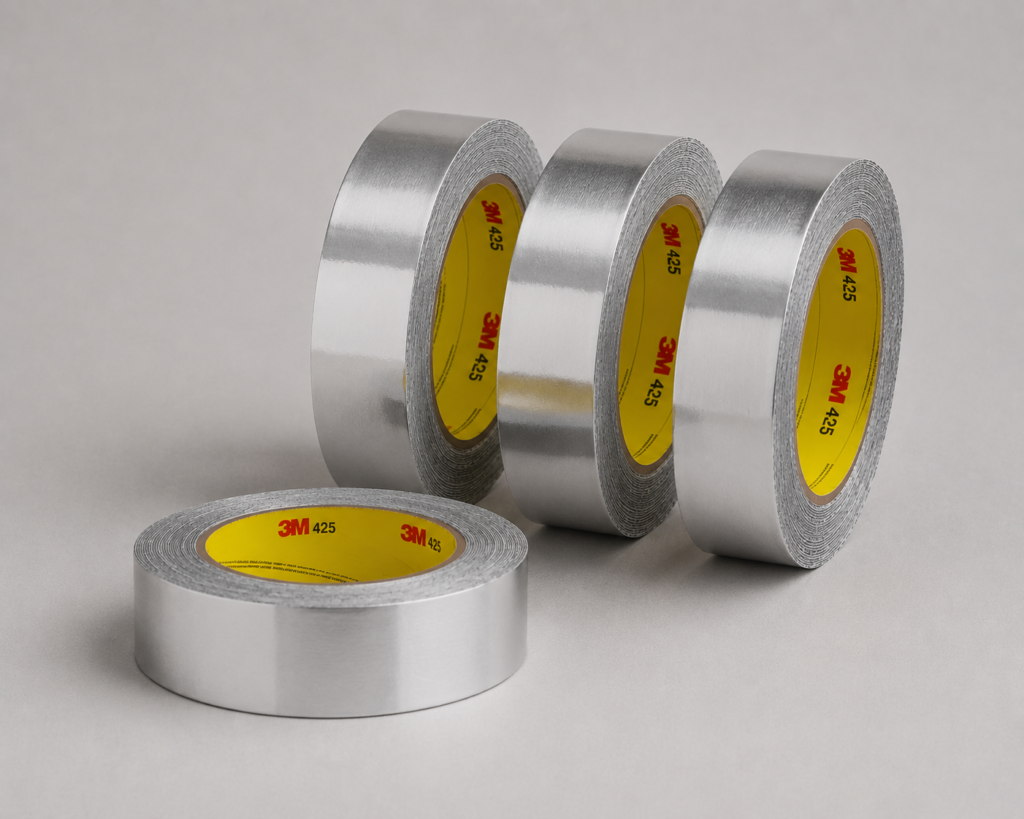 3M 425 Cinta de Aluminio Color Plata