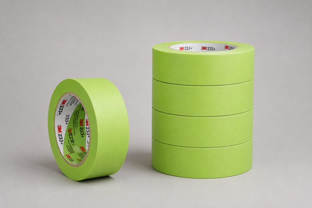 3M 233 Cinta de Enmascarado y Papel Color Verde