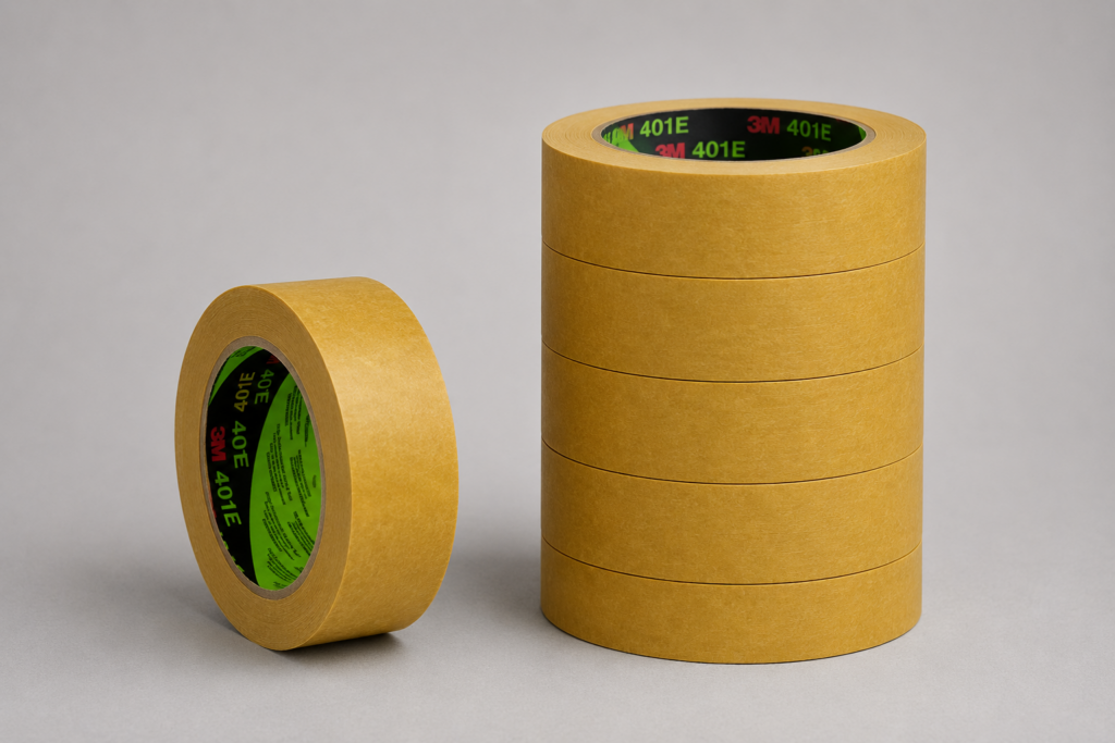 3M 401E Cinta de Enmascarado y Papel Color Marron