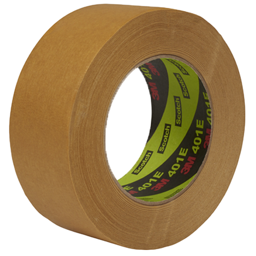 3M 401E Cinta de Enmascarado y Papel Color Marron